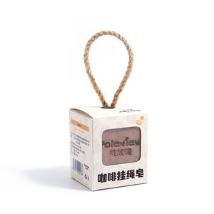 Poleview profumo di caffè personalizzato fatto a mano idratante Mini corda Bar sapone su una corda - Product Image 5