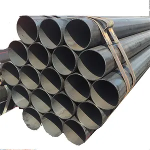 Bs1387 tubo de aço Erw tubo de aço preto carbono para a construção 6 metros