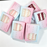 Faux ongles en gel souple à presser réutilisables 2026, 30 pièces, couverture complète, personnalisables, vente en gros directe usine OEM