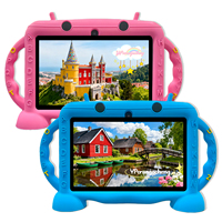 Tablet Anak Android 12 7 Inci Terlaris 2GB+32GB RAM/ROM Kamera Ganda MTK Quad Core Baterai 3000MAH Wi-Fi Resolusi 1024x600