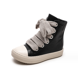 <b>Ankle</b> Boots Girls Hot Kids <b>Booties</b> Girls Zipper-up Shoes Winter Warm Children's Boots Kids Thick Lace High Top Candy Boots - Product Image 1