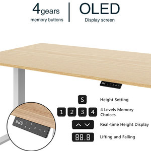 Escritorio de oficina de esquina de precisión ajustable en altura eléctrica - Product Image 4