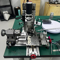 Mini-machine de tournage, de fraisage et de perçage à faire soi-même, modèle de bureau à domicile, expérience scientifique, modèle d'équipement d'ingénierie