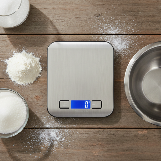 High Accuracy 1g-5kg LCD Electronic Kitchen Food Scale with OEM/ODM Customization