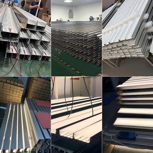Modern Led Linear Pendant Lighting Aluminum Office Ceiling Batten Light 20W 40W 50W Commercial IP40 Rated Dimmable High CRI - Product Image 6