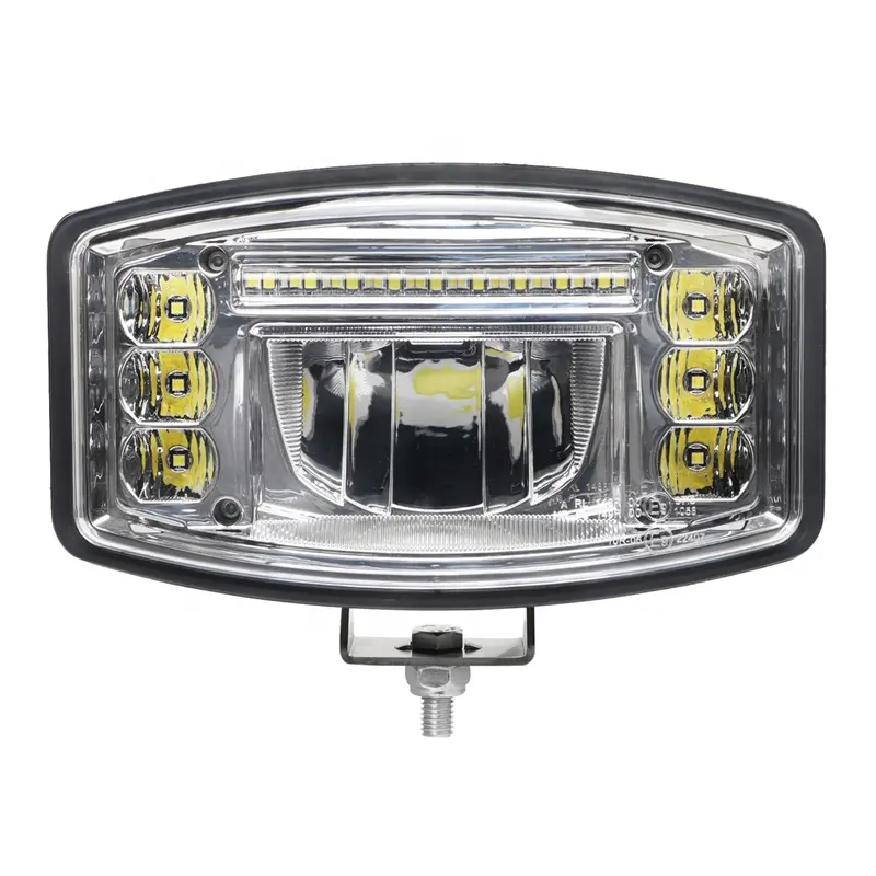 12V 24V di alta qualità E-Mark R112 High beam 60W led faro per camion con 12W DRL posizione luce fari a led per camion