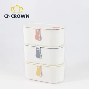 Eco Promotional Gifts Lunch Box Plastic Leakproof 800ml Kids Square Snack Japanese Style Bento Box