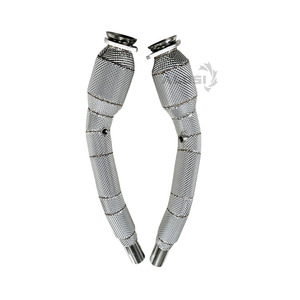 Tubo de Escape Equipado con Protección Térmica, Resistente a Altas Temperaturas, Mejora del Sistema de Escape para <span class=keywords><strong>Jaguar</strong></span> <span class=keywords><strong>XK</strong></span> XKR 5.0T 2009-2014 - Product Image 4