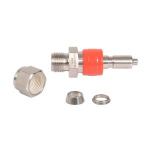 ROKE QC Instrument Precision Metric Tube Double Ferrule <b>Connector</b> Stainless Steel Vacuum Pressure System - Product Image 5