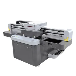 Printer 9060 CD DVD, mesin cetak UV Led Flatbed Digital Printer dengan harga pabrik