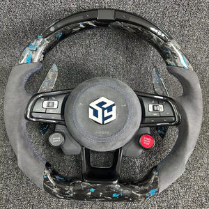 Volante de Fibra de Carbono Compatible con Audi TT R8 TTS TTRS S3 8P MK2 MK3 B8 A3 A4 A5 A6 S1 <span class=keywords><strong>S2</strong></span> S5 RS3 RS4 RS5 RS6 RS7 C6 2008-2012 - Product Image 1