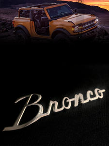Emblema de Letras 3D en Negro Brillante para Ford Bronco, Insignia de Aleación de Aluminio, Accesorios Adhesivos para Coche - Product Image 3