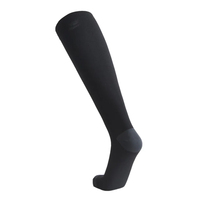 Chaussettes de compression athlétiques mi-hautes à points 3D, zones de pression ciblées, anti-fatigue, prévention des ampoules, couleurs personnalisées
