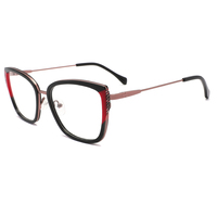 Monturas Ópticas de Acetato Laminado, Gafas de Moda para Mujer, Gafas Personalizadas al por Mayor