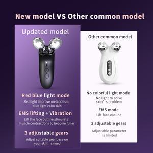 เครื่องนวดหน้าไมโครเคอร์เรนท์แบบลูกกลิ้งขนาดเล็ก ยี่ห้อใหม่ สำหรับดูแลผิวหน้าที่บ้าน ช่วยกระชับผิวและฟื้นฟูผิว - Product Image 5