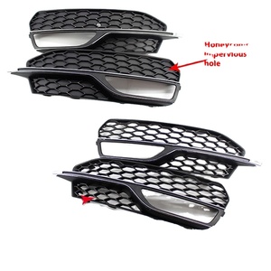 ตะแกรงไฟตัดหมอกกันชนหน้า สำหรับ <span class=keywords><strong>Audi</strong></span> A3 Sports/<span class=keywords><strong>S3</strong></span> รุ่นปี 13-16  วัสดุ ABS พลาสติก  แบบดัดแปลง  ตะแกรงตาข่ายด้านล่าง สำหรับตำแหน่งด้านหน้า - Product Image 5