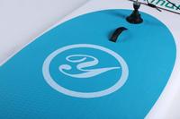 Planche de paddle gonflable pliable personnalisée avec noyau en EVA, certifiée CE, garantie 1 an, portable, avec une seule aileron, pour kayak et pêche