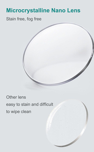 Miroir buccal d'examen dentaire à LED lumineuse anti-buée avec lentille microcristalline nano, diamètre 24 mm, certifié CE - Product Image 4