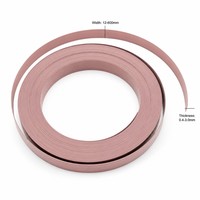 Bande de chantournage PVC anti-vieillissement à grain de bois pour la production de meubles, commande en gros