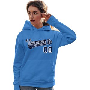 Sudadera con capucha personalizada, sudadera con nombre y número cosidos, transpirable, unisex, para adultos, talla grande para mujer - Product Image 3