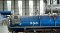 Autoclave de pulvérisation industrielle certifiée ASME CE pour la sécurité alimentaire, autoclave de pulvérisation pour fruits en conserve, production d'aliments sucrés