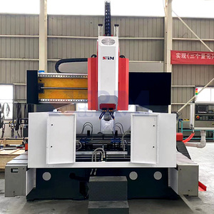 เครื่องกัดและเคลื่อนย้ายโครงความเร็วสูง CNC พร้อมมอเตอร์30-3000รอบต่อนาทีความเร็วแกนหมุนและกำลัง30KW สำหรับเพลต - Product Image 3