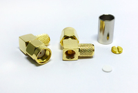 RP SMA MALE for RG58 LMR195 RG223 RG142 RG400 LMR200 LMR240 H155 RG59 Cable RF Connectors in Stock