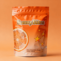 Sacs Mylar personnalisés avec logo imprimé numériquement, finition brillante de qualité alimentaire, hologramme, fermeture éclair, pour emballage de bonbons et gommes, délai de livraison rapide