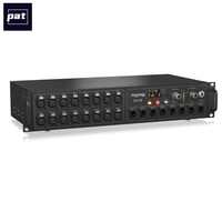 Boîtier de scène stéréo MIDAS DL16 16 entrées 8 sorties, 16 préamplis micro, interfaces ULTRANET, haute qualité, fréquence 20Hz-20kHz