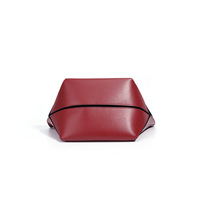 Italienischer Hersteller Maßgefertigte OEM Handtasche Vintage Trendige Große Kapazität Hochwertige Echtes Leder Shopper-Taschen für Damen