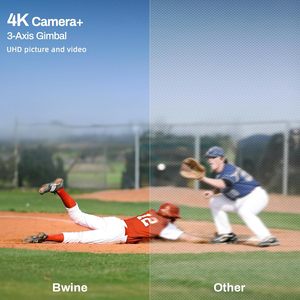 Dron Cuadricóptero Bwine F7 Pro con Cámara 4K UHD, Gimbal de 3 Ejes, Control de 10000 Pies, 50 Minutos de Tiempo de Vuelo, 2 Baterías, GPS, Seguimiento de Puntos de Referencia - Product Image 4