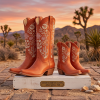 Bottes à talons hauts pour femmes, bottes hautes noires d'extérieur, bottes de cowboy antidérapantes, chaussures habillées de style western, bottes d'entraînement d'extérieur marron pour filles