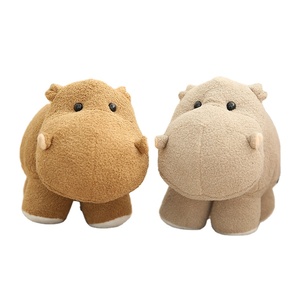 Peluche de Hipopótamo Gordo de 20/25/35 cm, Peluche de Elefante Adorable, Almohada de Peluche de Elefante, Regalo, Decoración de Sofá - Product Image 1
