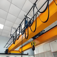 Pont roulant à double poutre haute efficacité avec palan électrique, capacité de levage 100t, portée 6-30m pour rizière d'acier