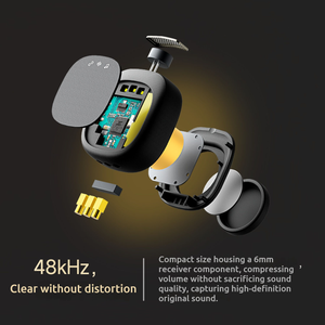 Microphone sans fil rechargeable de type téléphone, micro-cravate compact pour créateurs de contenu, podcasts, usage professionnel - Product Image 4