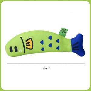 Juguetes de hierba gatera para mascotas, juguetes para gatos: pescado de lino para burlarse de los gatos, juguetes de autoentretenimiento y alivio del aburrimiento que contienen hierba gatera - Product Image 4