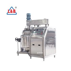 BLS OEM Size 100L 200L 500L 1000L 2000L Vacuum Emulsifying Tilting Mix Tank Homogenizer Blending Tanks Shampoo Making Equipment - Product Image 2