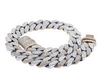 Bracelet en argent sterling avec diamants Moissanite VVS de créateur, serti à la main, bijoux de luxe pour cadeau de fête, vente en gros