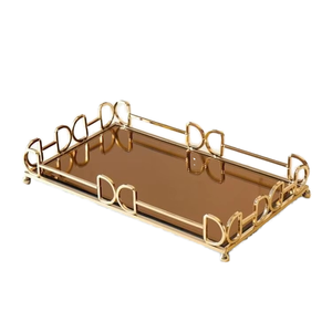 Bandeja Dorada para Servir <span class=keywords><strong>Sushi</strong></span>, Estilo Europeo y Asiático, Plato de Metal para Servir y Almacenar, para Cocina Japonesa - Product Image 2