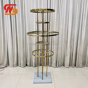 SMOOTH Centerpiece Party Gold Flower Stand Wedding <b>Decoration</b> <b>Table</b> Centerpieces for <b>Table</b> <b>Decoration</b> - Product Image 3