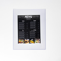Support de chargement supérieur en PVC 8,5 x 14 pour documents légaux/impression avec logo personnalisé sérigraphié/imprimé au laser pour cartes de visite