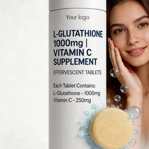 Suplemen Vitamin C Ausreson L-glutathione 1000mg Label Pribadi Pemutih Kulit Tablet Effervescent L-glutathione - Product Image 1
