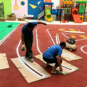 Colored EPDM <b>Rubber</b> Granules Anti Aging UV Resistant Weatherproof High Elastic <b>Flooring</b> For Athletic Running Track - Product Image 1