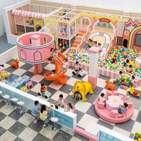 Equipo de Juego Suave para Interiores Directo de Fábrica, Temática TIME BABY: Tobogán Espiral, Tobogán de Reloj, Malla de Escalada, Carrusel, Piscina de Bolas para Niños FEC