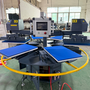 <span class=keywords><strong>Presse</strong></span> à chaud pneumatique entièrement automatique à six stations J20 avec double plaques chauffantes 220 V pour sublimation et impression <span class=keywords><strong>en</strong></span> série (60 pièces) - Product Image 5