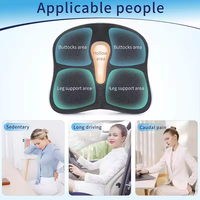 Coussin de siège de voiture orthopédique pour soulager la sciatique et les douleurs au coccyx, en mousse à mémoire de forme, soutien lombaire ergonomique, antidérapant et respirant