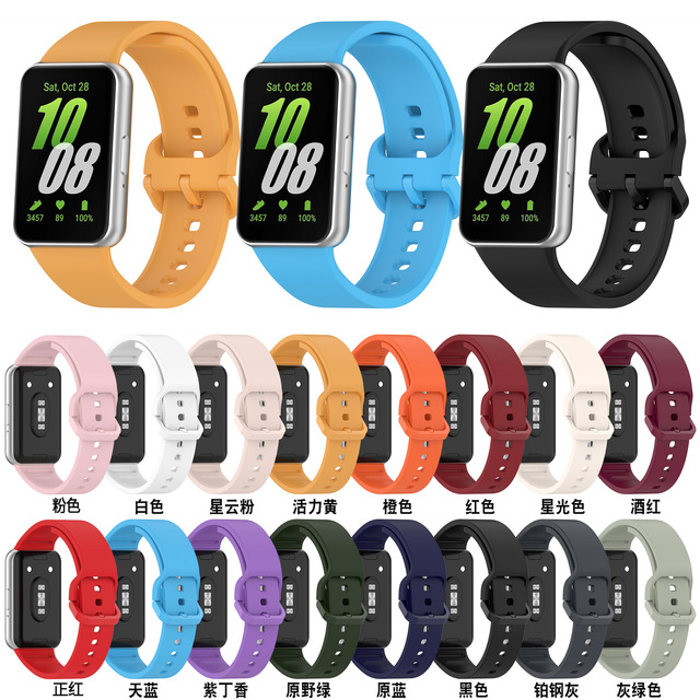 2024 Reloj Fit3 Smart Watch Band Armband Original Silicone Strap for Samsung Galaxy Fit 3