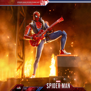 ZD Toys <span class=keywords><strong>Marvel</strong></span> Spider-Man Punk Armor 18cm/7in Scala 1/10 Action Figure Modello Articolato da Collezione - Product Image 3