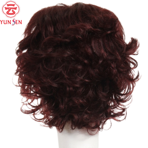Cabello Humano 100% Virgen, Corto, Ondulado y Rizado con Red de Rosas, Disponible para Mujeres - Product Image 3