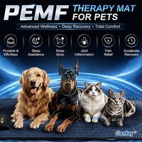 Professional Portable Small Wireless Pemf Mat Pulse Magnetic Healing Veterinary Dog Cat Pain Relief Loop Pet PEMF Therapy Device